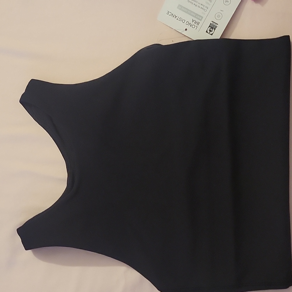 Brand New Athleta Girl Sports Bra Blk xs